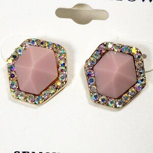 Croft & Barrow Gold tone Colorful Dazzling Crystal  Earrings | 2/$30 |  Jewelry